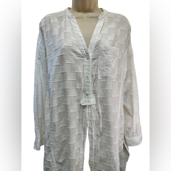 Anthropologie Maeve Roberta Textured Henley Tunic - Picture 11 of 13